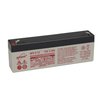 EnerSys Genesis NP2.3-12 (12V 2.3Ah) General Use AGM VRLA Battery - 01
