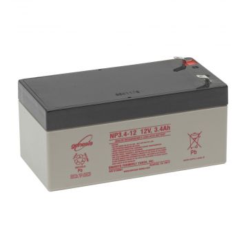 EnerSys Genesis NP3.4-12 (12V 3.4Ah) General Use AGM VRLA Battery - 01