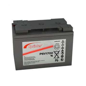Exide Sprinter P6V1700 (6V 122Ah) VRLA AGM Battery UL 94-V0