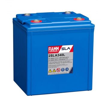 FIAMM 2SLA340L (2V 340Ah) Very Long-Life, Top Terminal AGM Battery