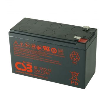 CSB GP1272F2 (12V 7.2Ah) General Purpose VRLA AGM Battery