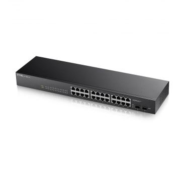 Zyxel GS1900-24 24-Port GbE Smart Managed Switch with GbE Uplink & 2 x 1Gbps SFP Ports - 01