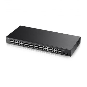 Zyxel GS1900-48 48-Port GbE Smart Managed Switch with GbE Uplink & 2 x 1Gbps SFP Ports - 01